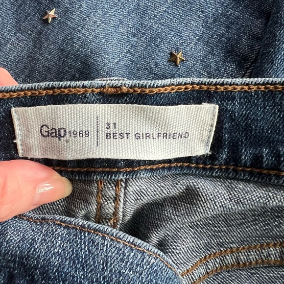 Gap 1969 Best Girlfriend Star Studded Jeans (11) - Picture 4 of 5